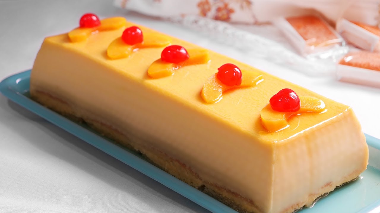 tarta de melocoton en lata