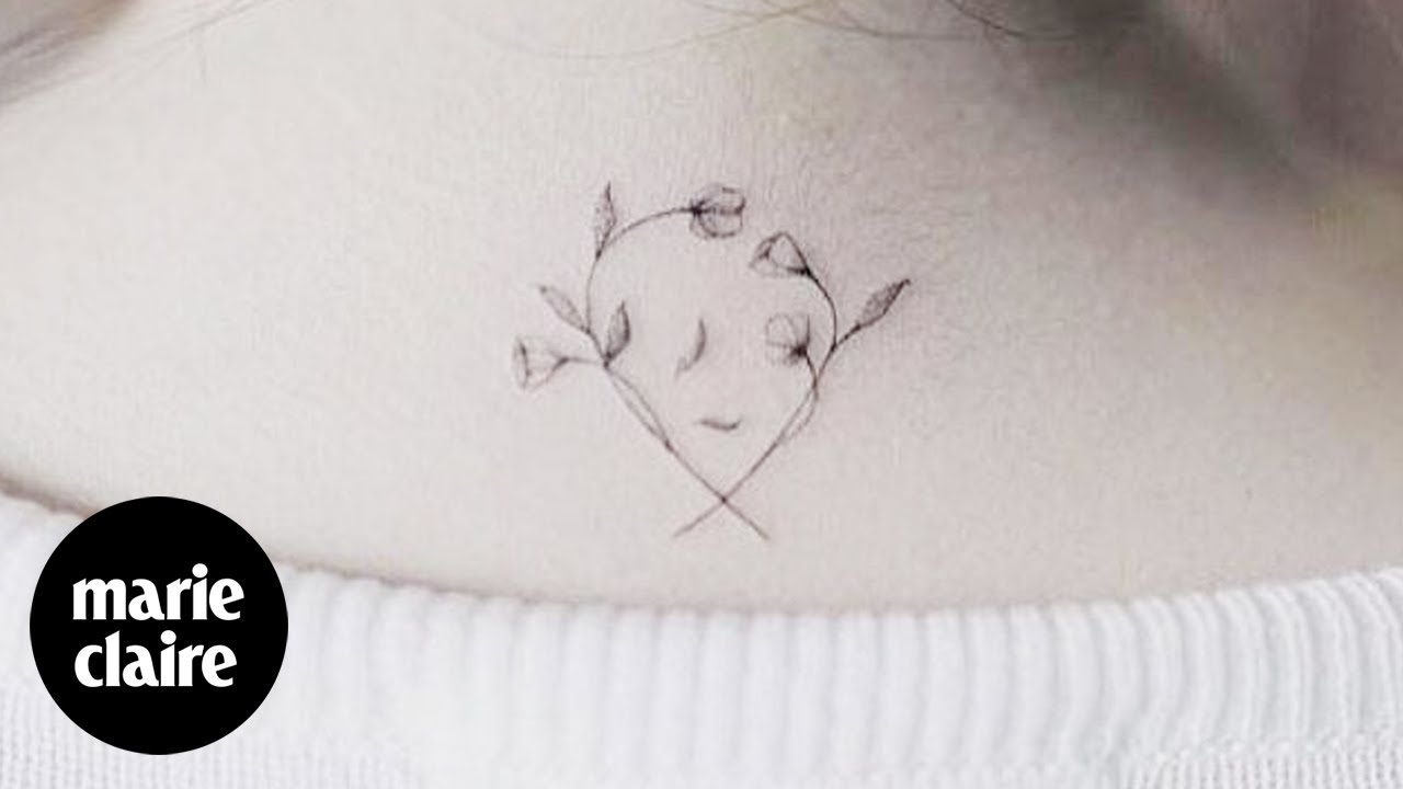 tatuaje en la nuca para mujeres