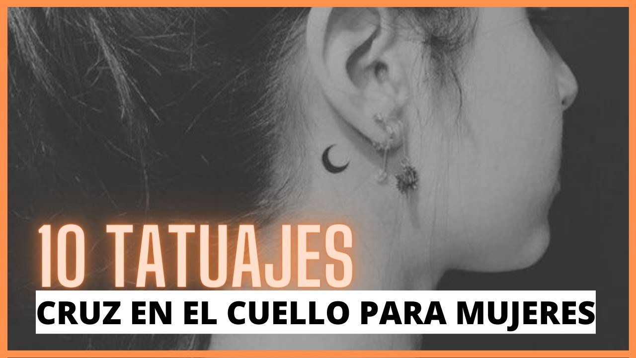 tatuajes cuello mujer delante
