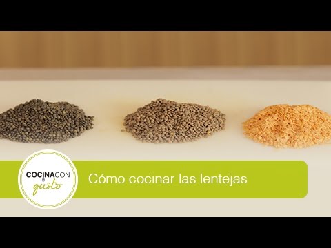tipos de lentejas y cocción