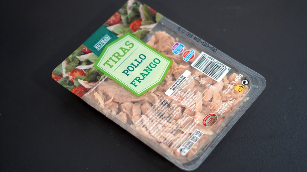 tiras de pollo al natural mercadona