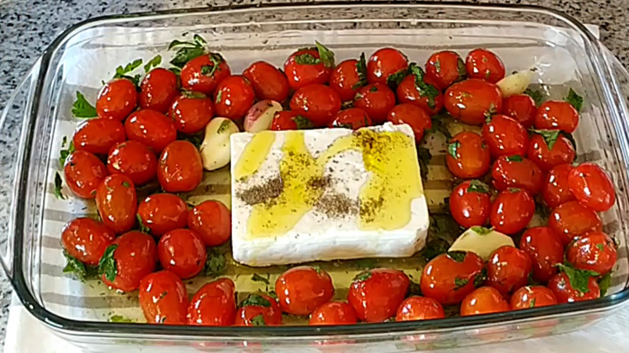 tomate cherry con queso