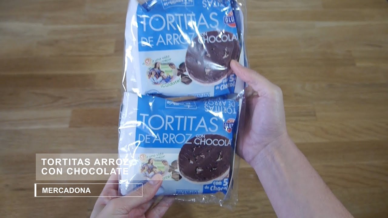 tortitas de arroz con chocolate mercadona