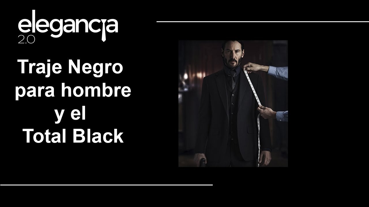 traje negro boda