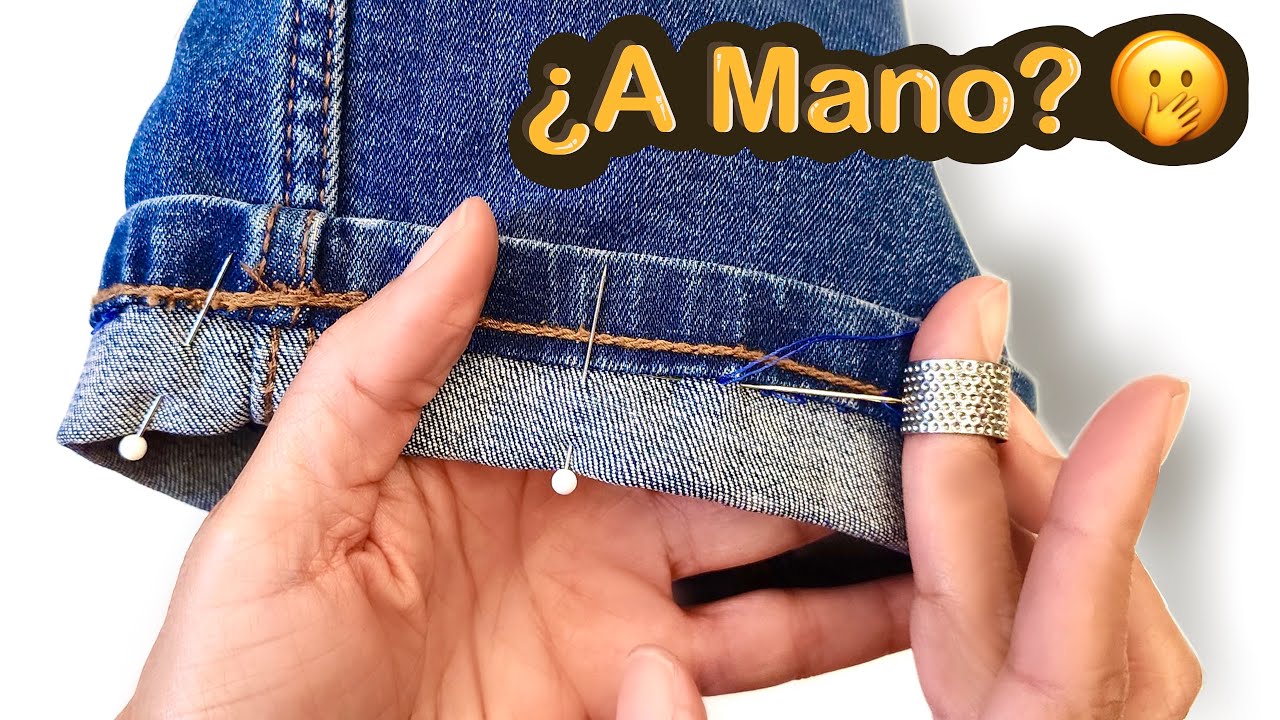 acortar pantalones sin coser