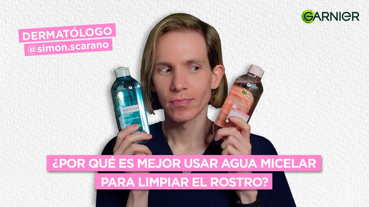 agua micelar o jabon