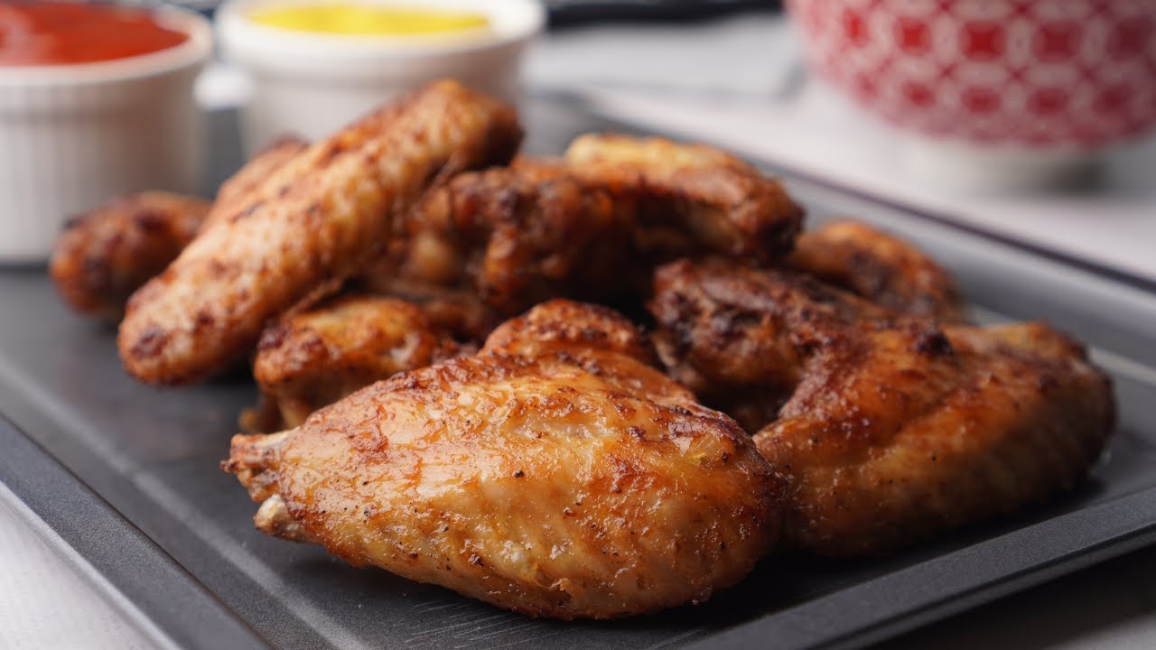 alitas en el horno crujientes
