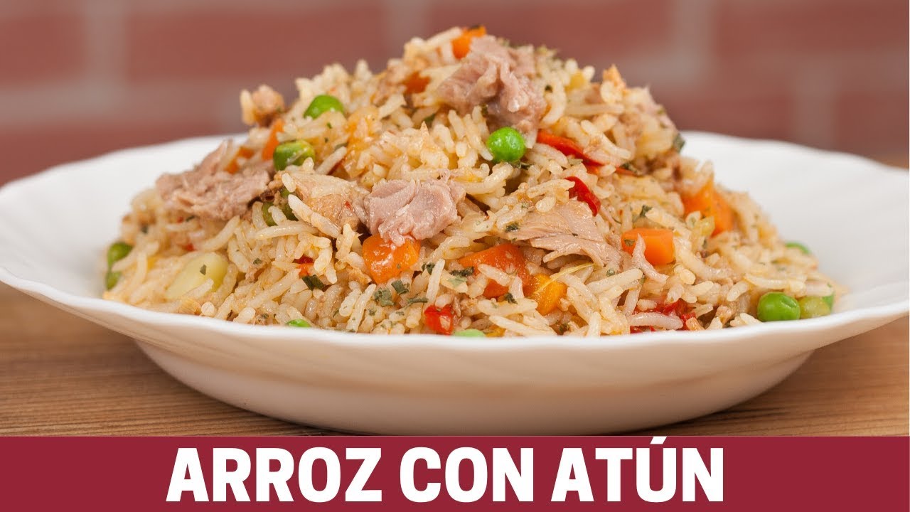arroz con atun y tomate
