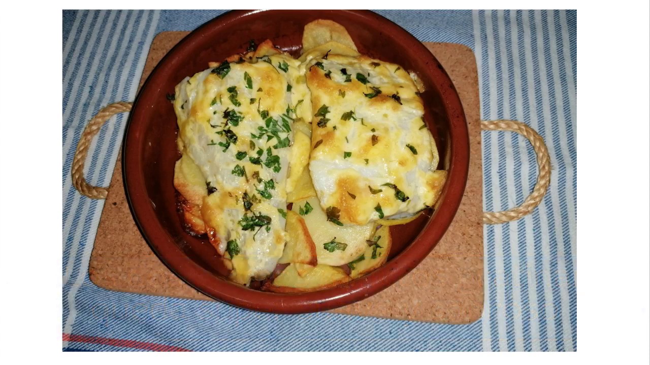bacalao con mahonesa al horno