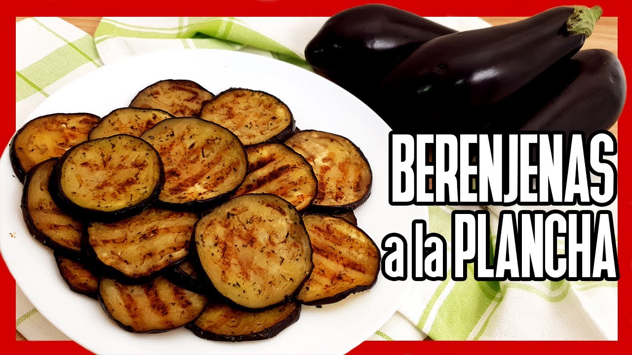 berenjena a la plancha con huevo