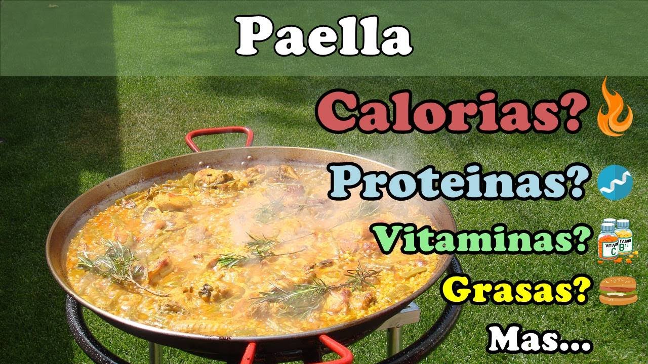 calorias de la paella