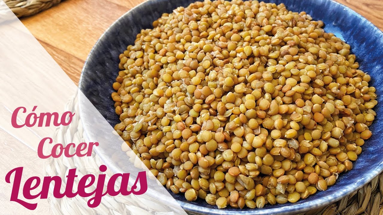 cantidad agua lentejas