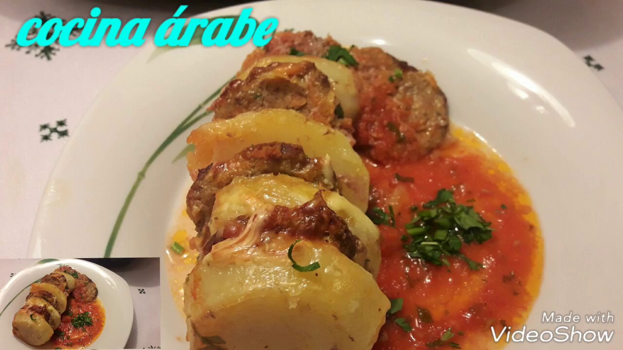 carne picada con patatas al horno