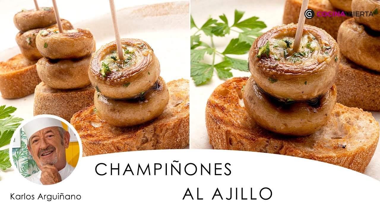 champiñones plancha arguiñano