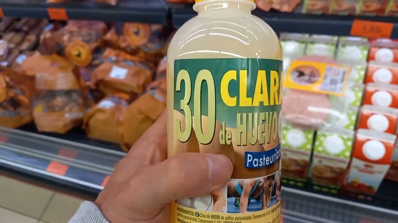 claras de huevo mercadona como tomarlas