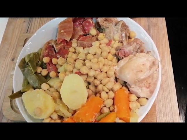 cocido de garbanzos olla rápida