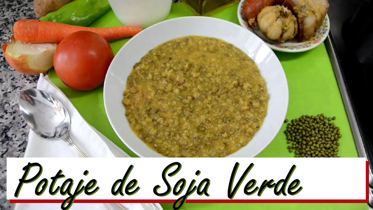 como cocinar la soja verde