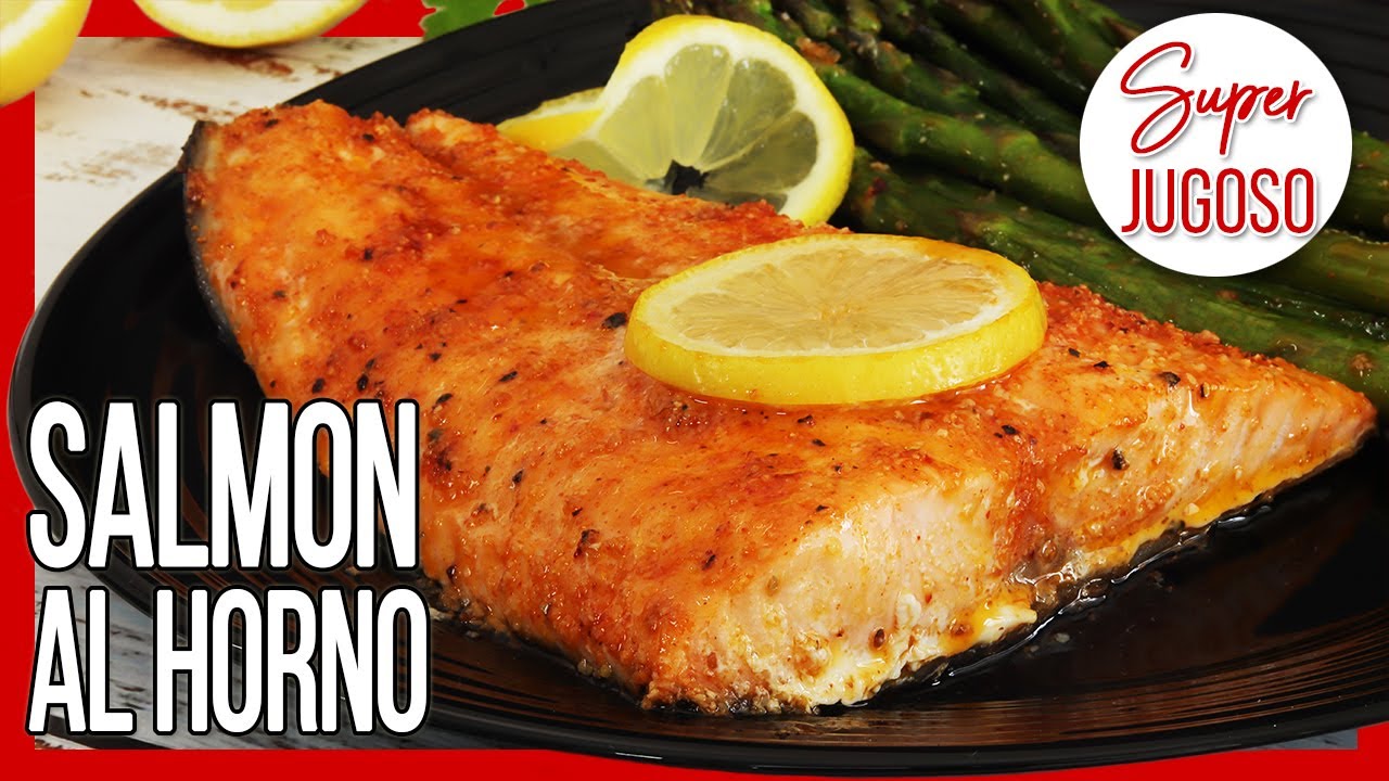 como cocinar salmon al horno con verduras