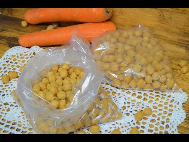 como congelar garbanzos cocidos