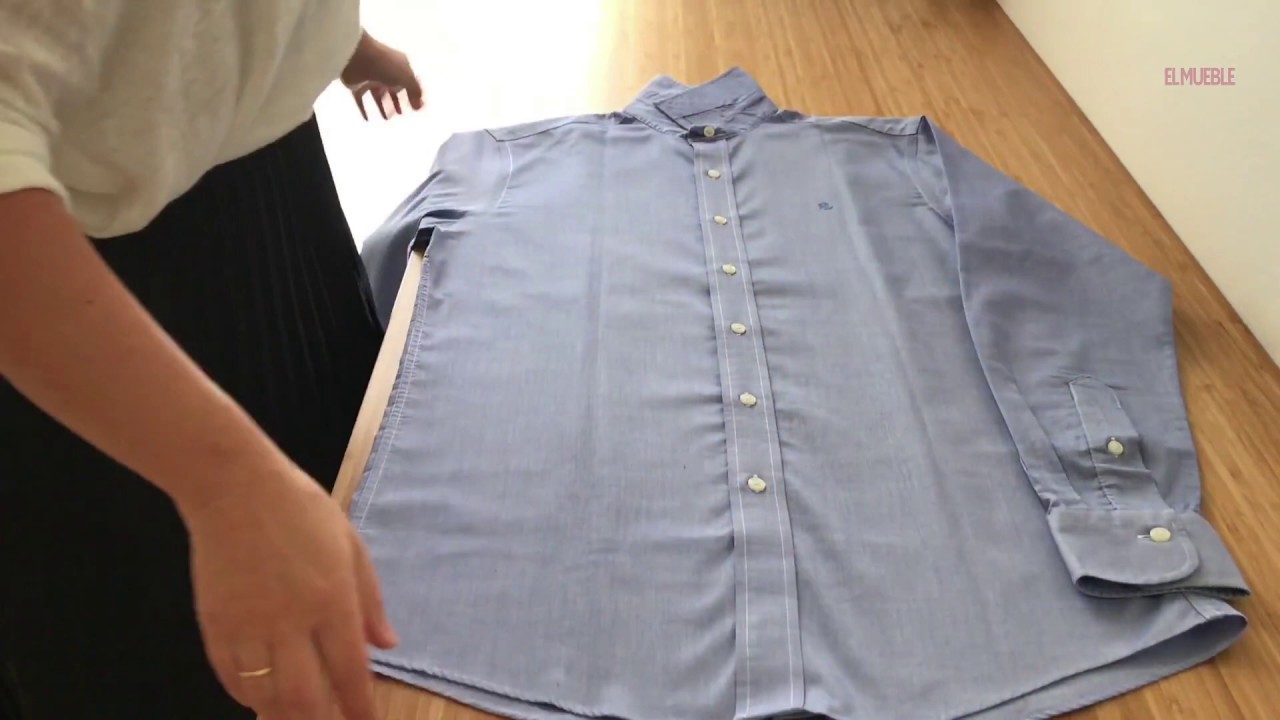 como doblar camisas