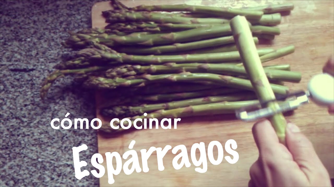 como hervir esparragos blancos