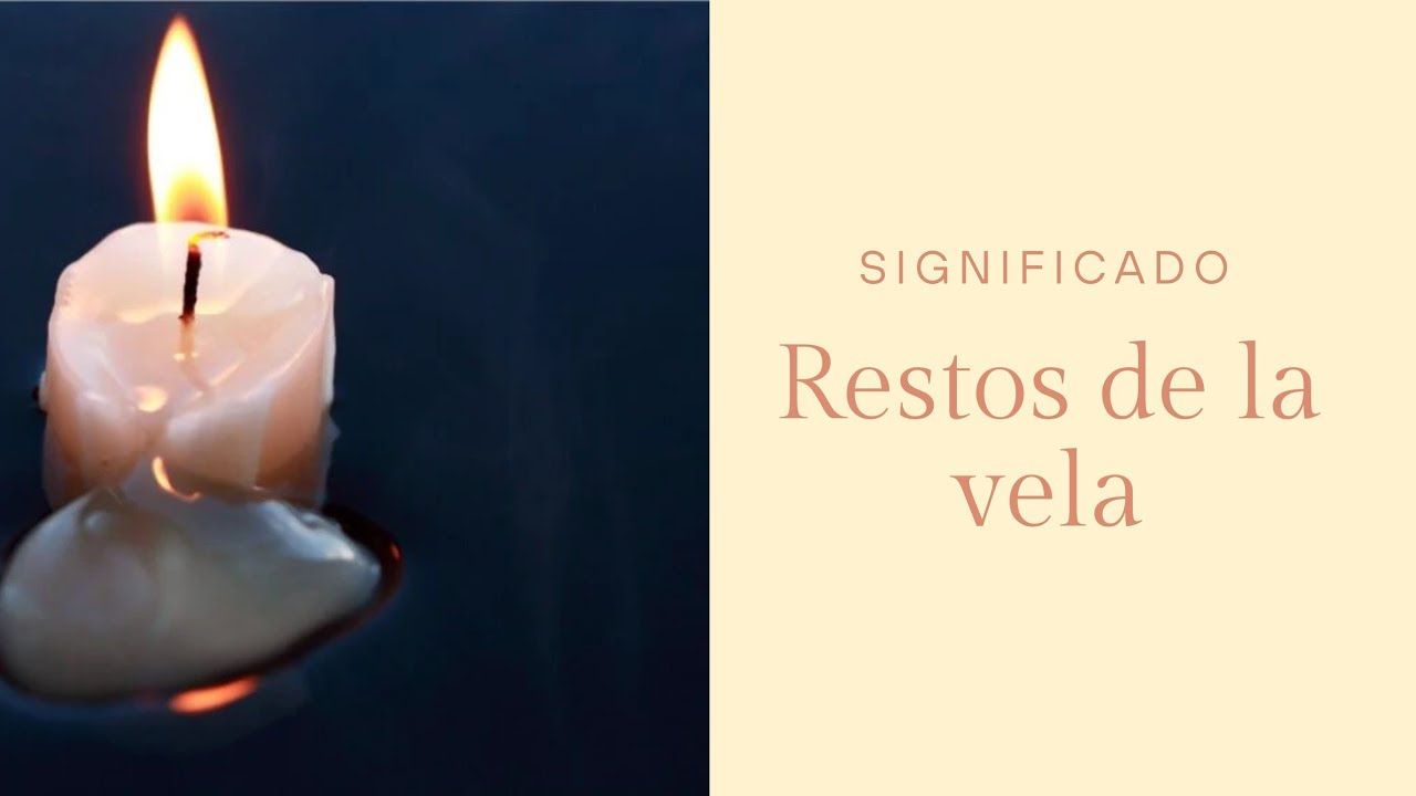 como leer los restos de una vela de miel