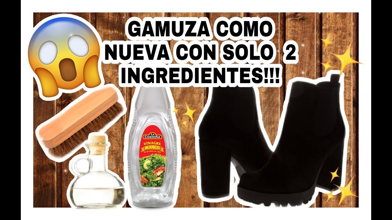 como limpiar zapatos de gamuza