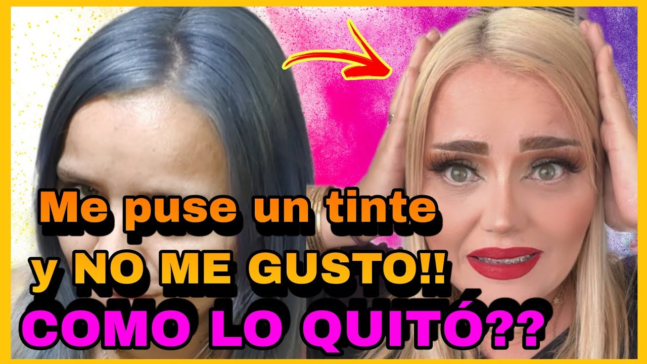 como quitar baño de color