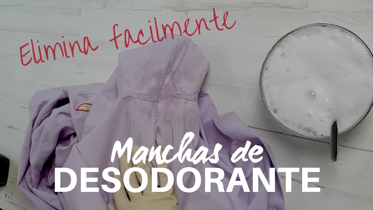 como quitar manchas de sudor