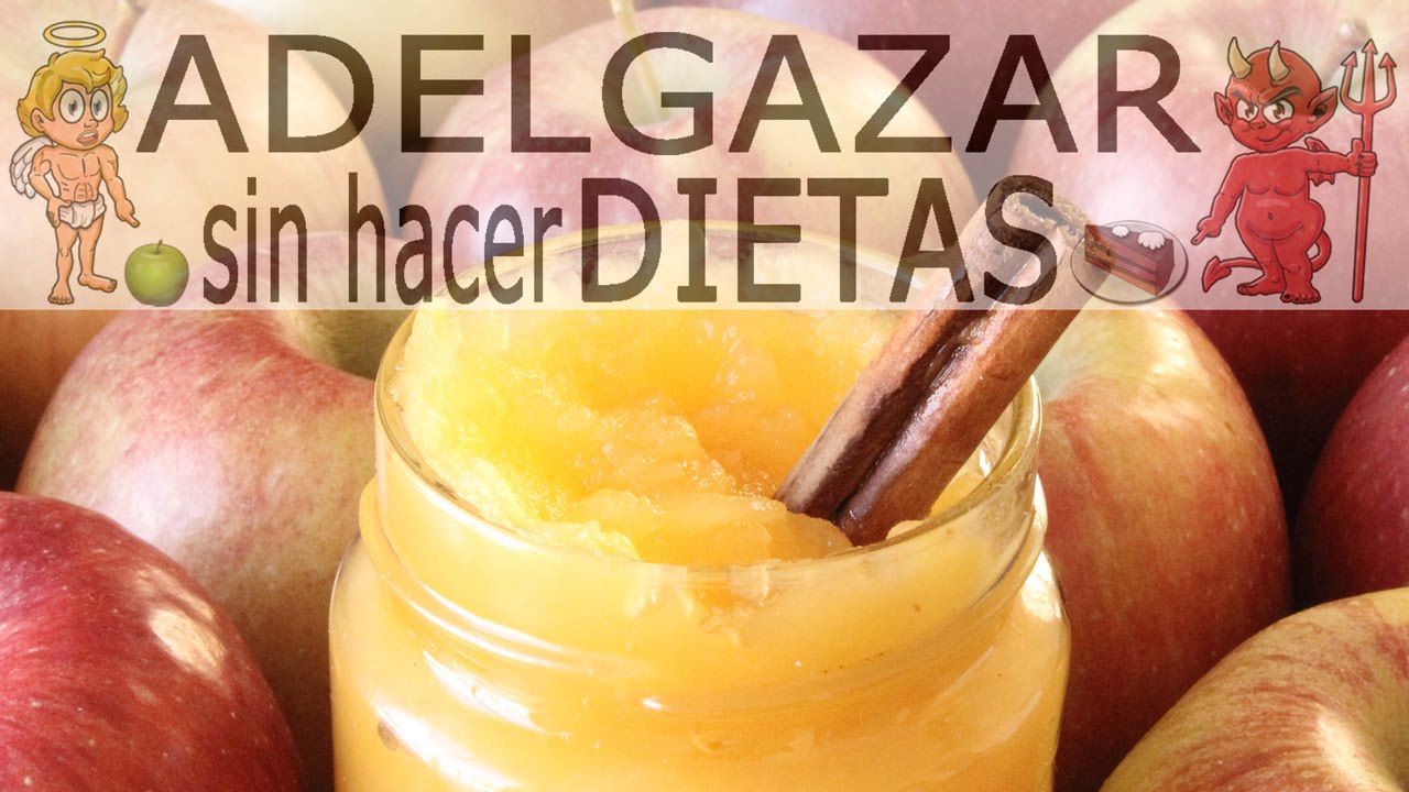 compota de manzana adelgaza