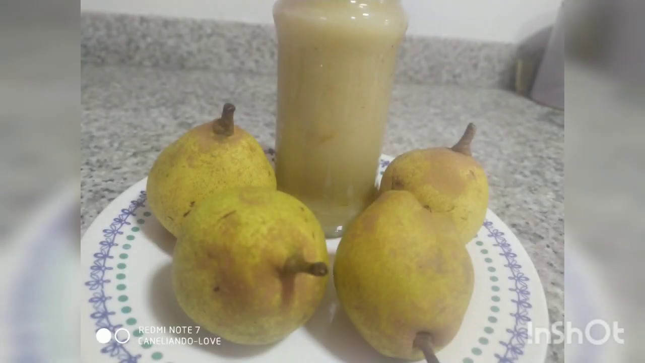 compota de pera sin azucar