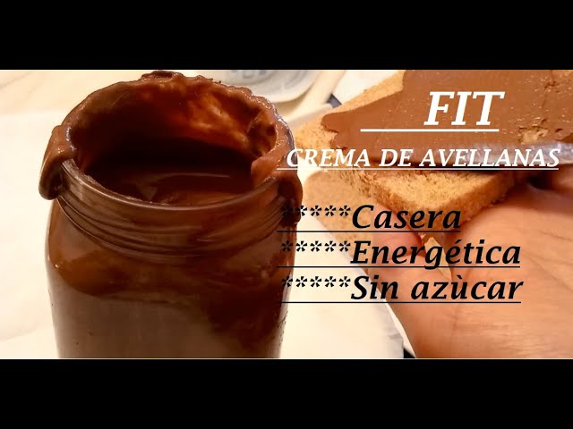 crema de avellanas sin azúcar mercadona