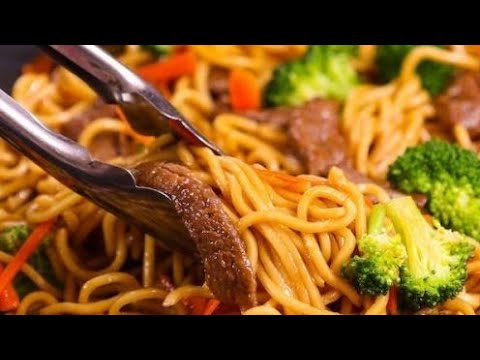 espaguetis con carne picada y verduras