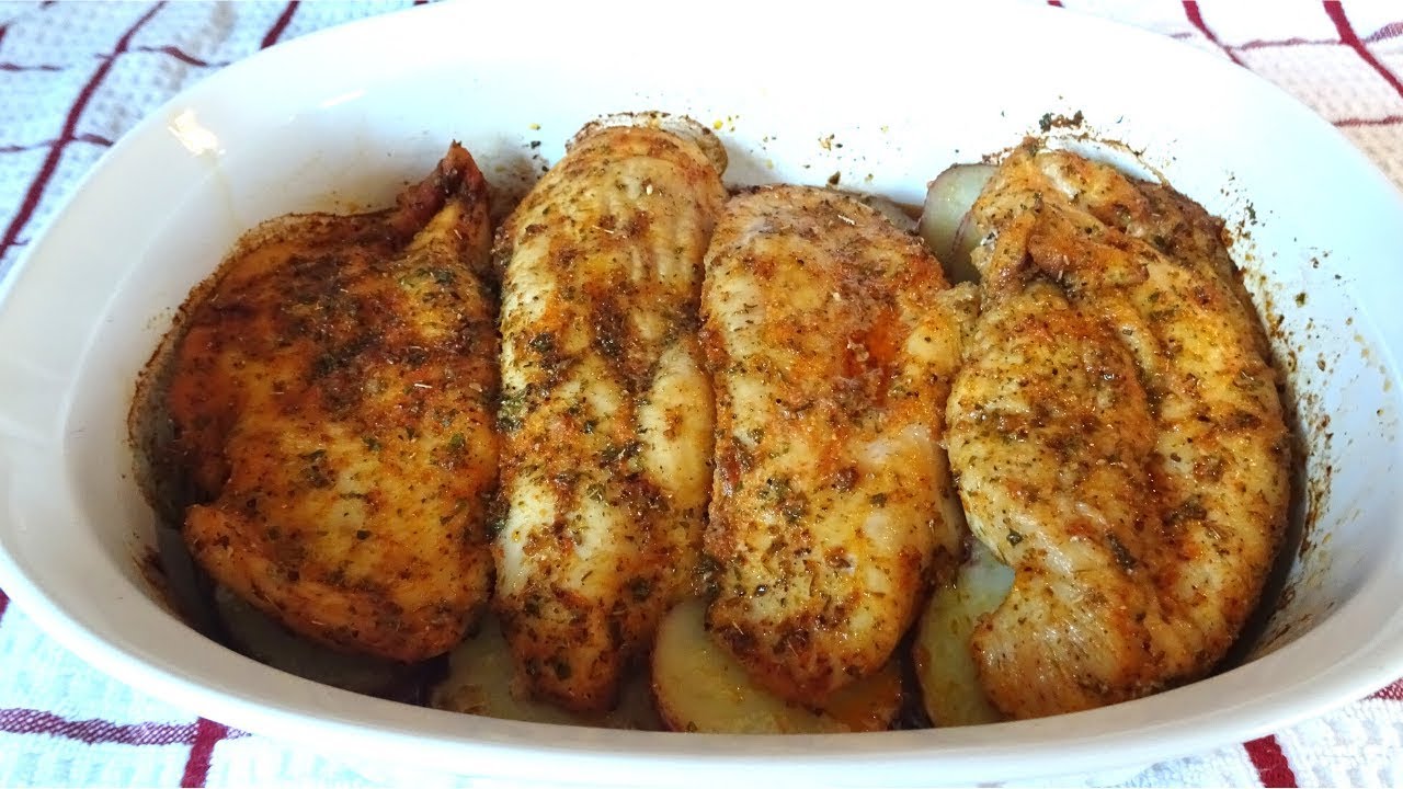 filetes de pechuga al horno