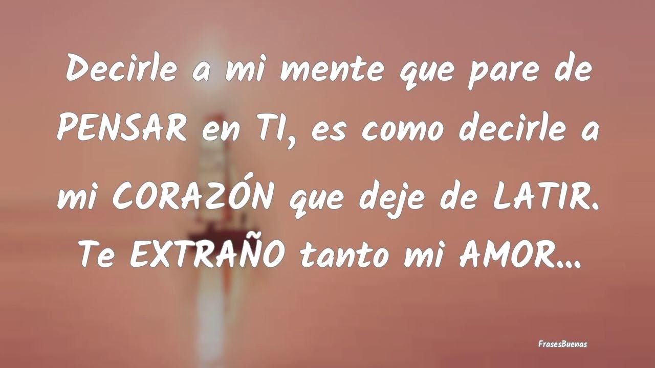 frases echar de menos