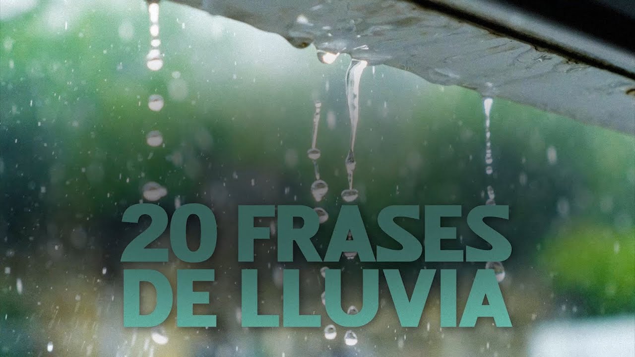 frases sobre la lluvia y el amor