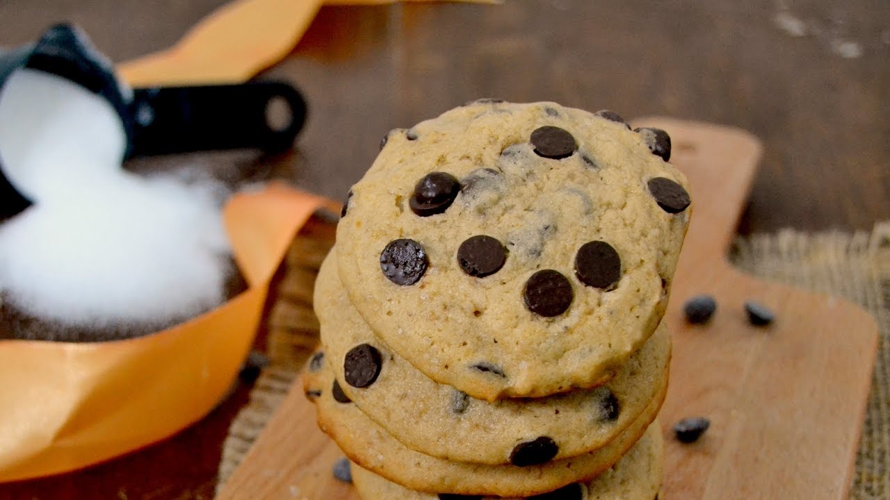 galletas de plátano y chocolate