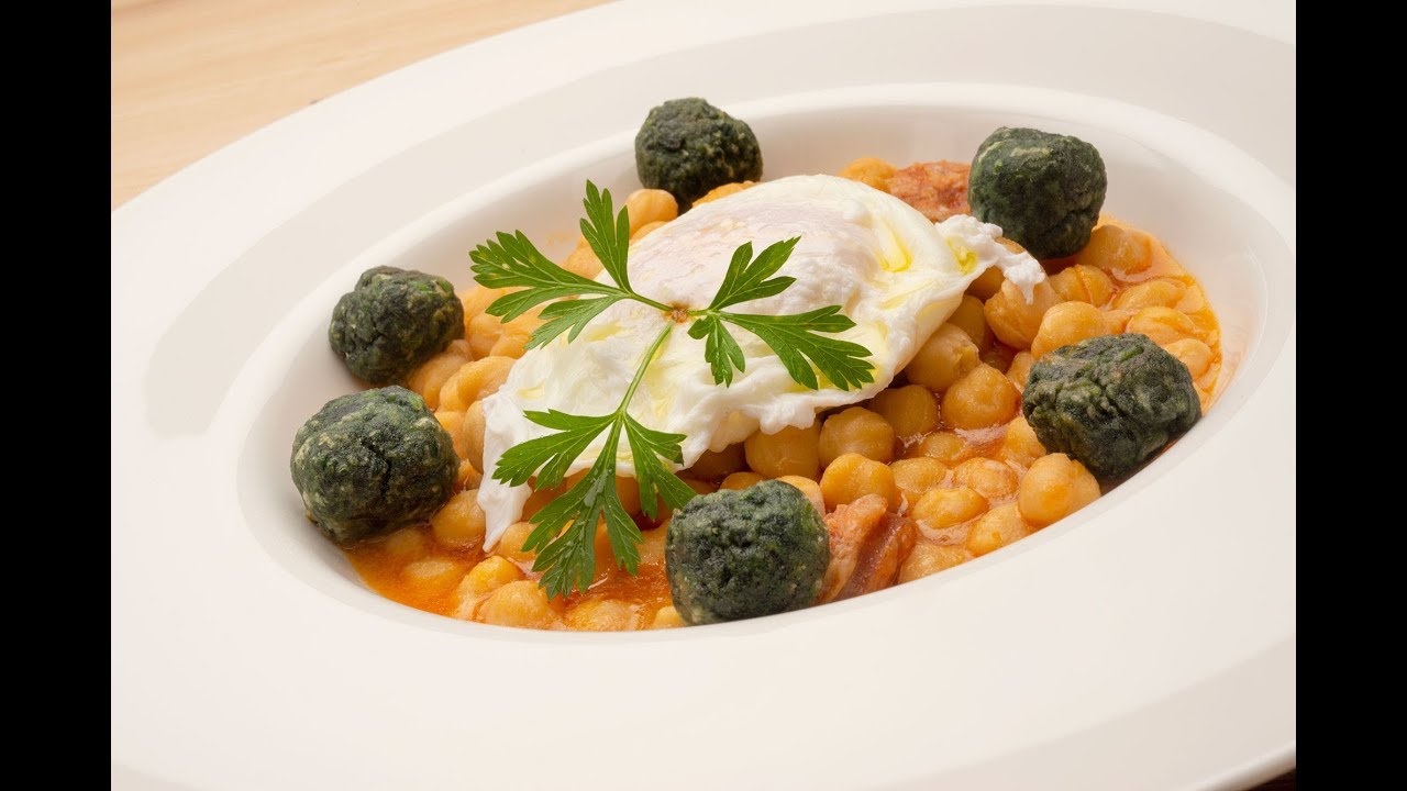 garbanzos con espinacas arguiñano