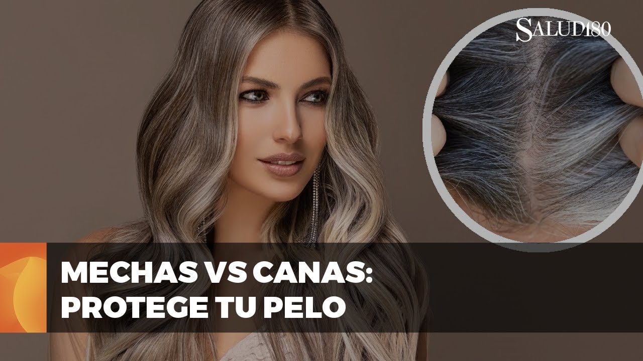 mechas ceniza para disimular canas