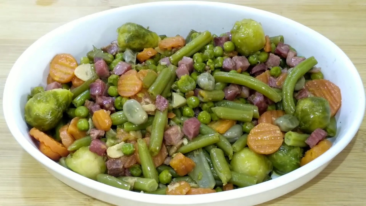 menestra de verduras con jamon