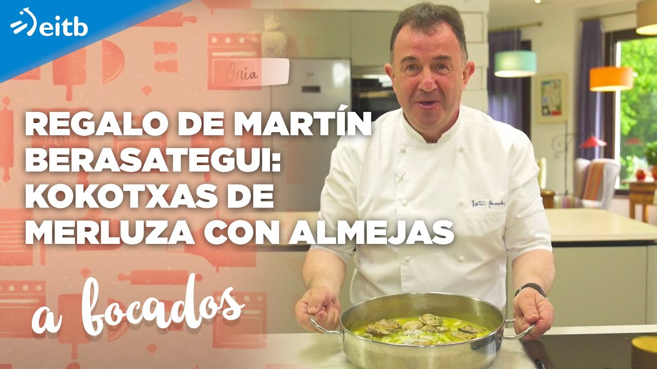 merluza con cocochas y almejas