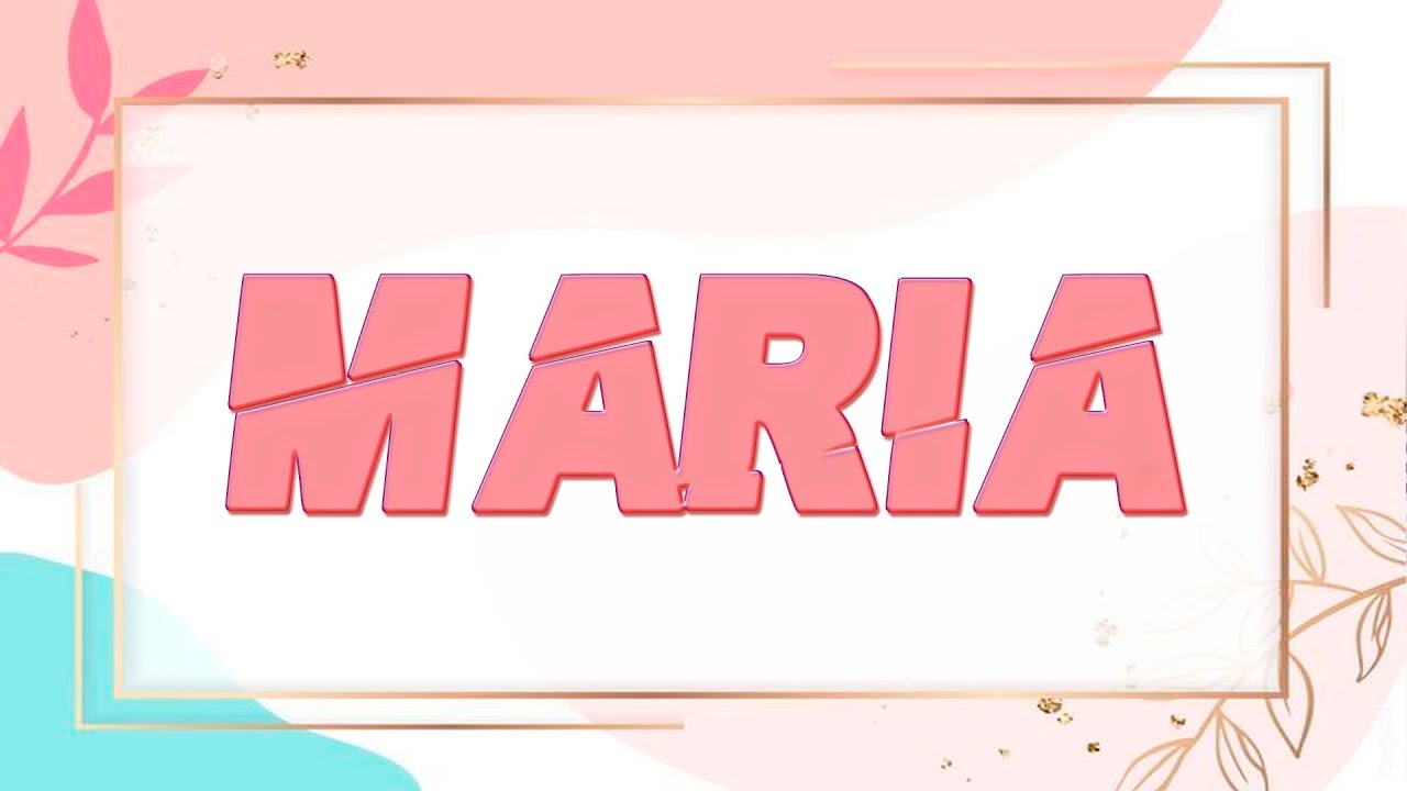 origen nombre maria