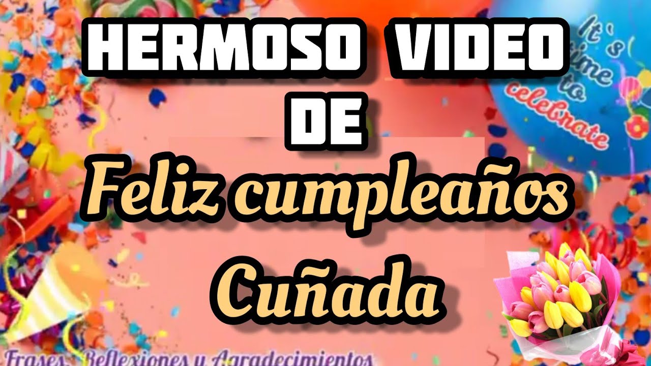 para felicitar a una cuñada