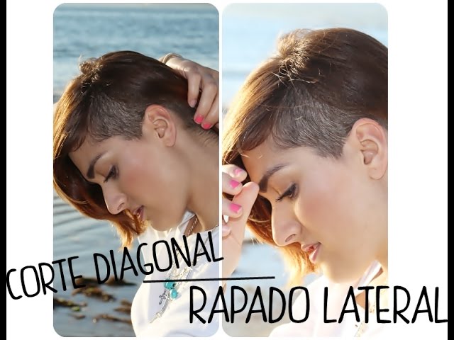 pelo rapado lateral mujer