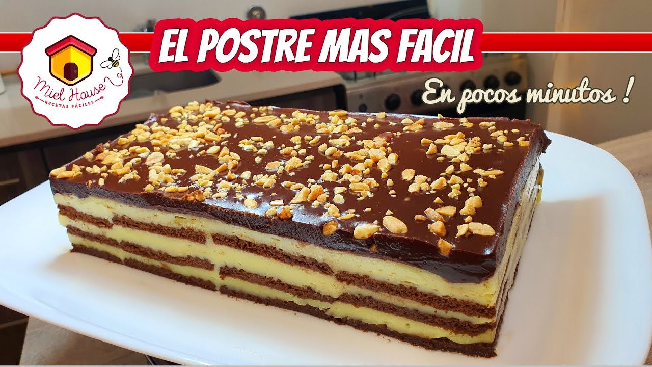 postres con crema pastelera sin horno