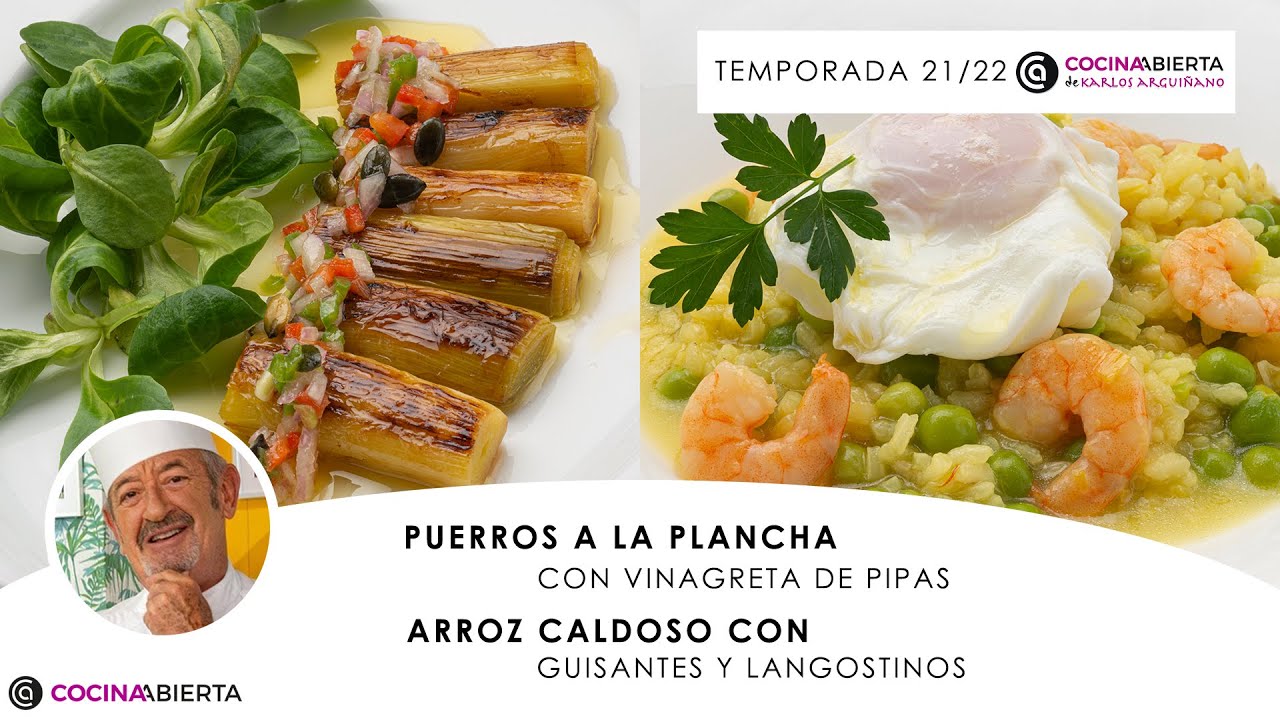 puerro plancha arguiñano