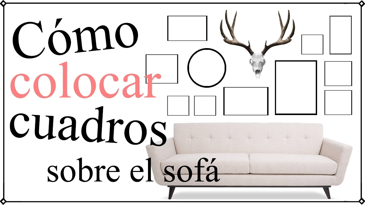que poner en la pared detras del sofa