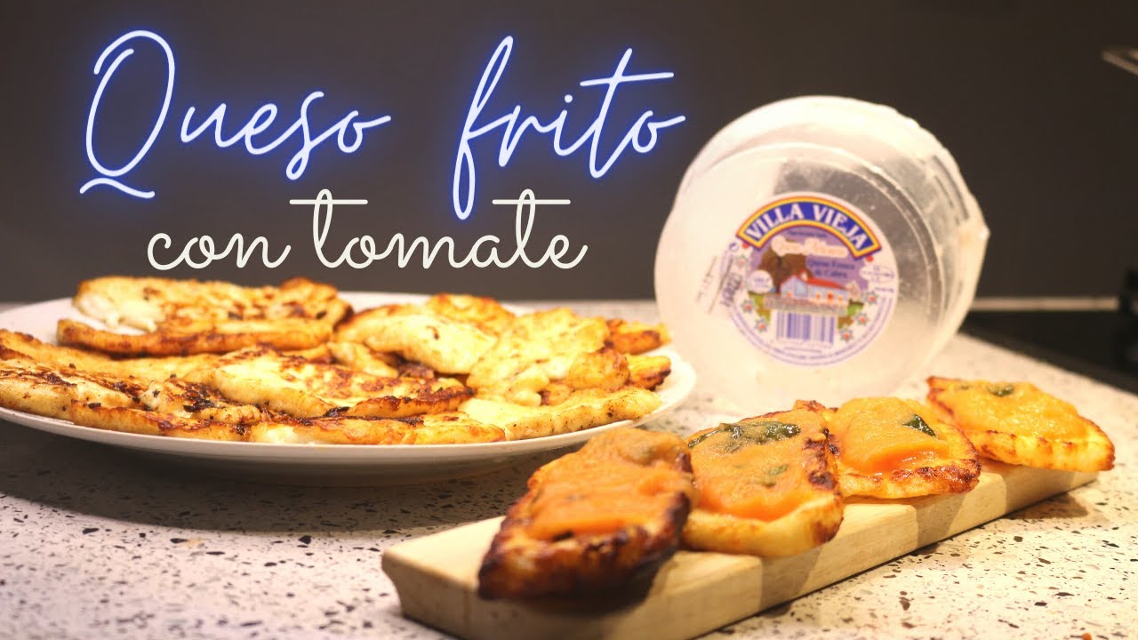queso de cabra frito