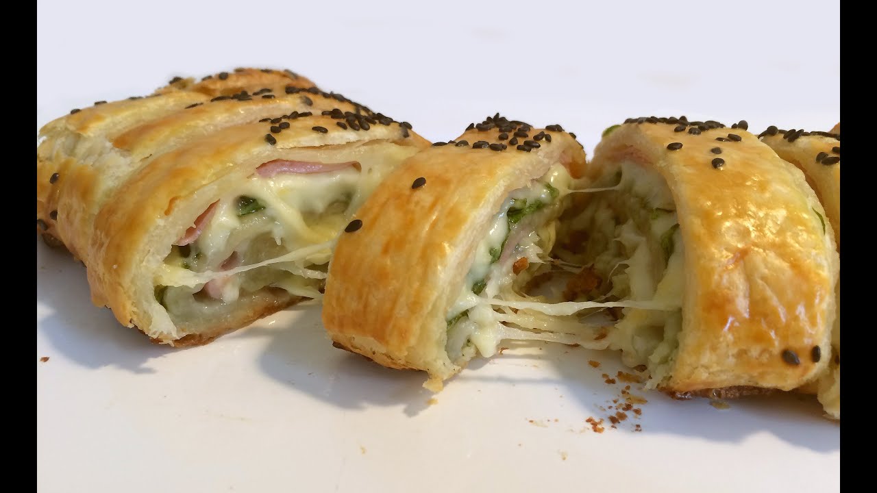 receta hojaldre relleno para cenar