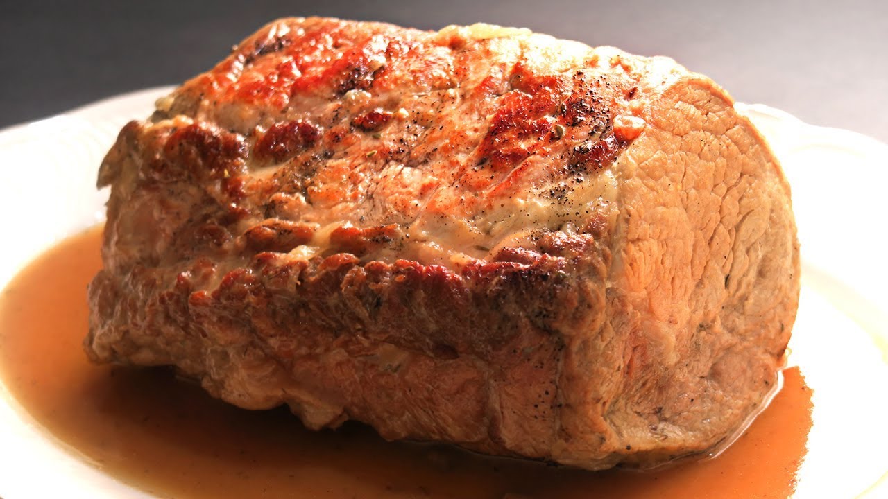redondo de cerdo en olla